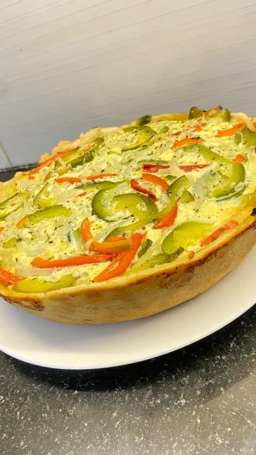 Zucchini savory tart